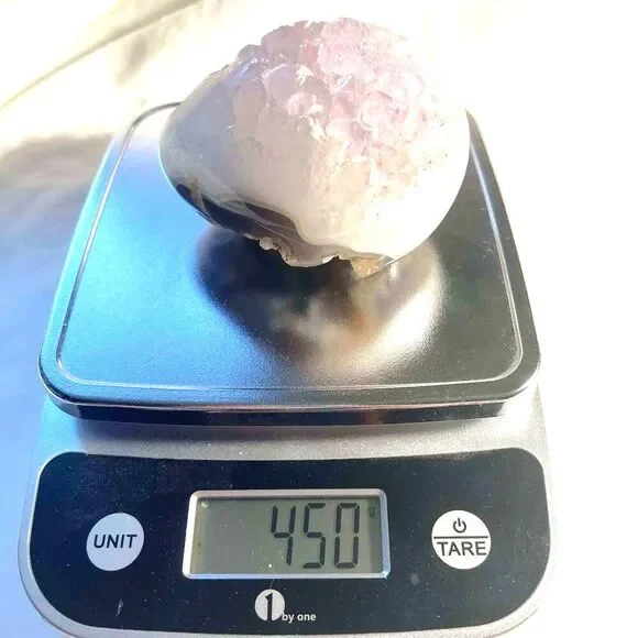 Amethyst Geode Crystal Egg